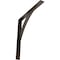 Ekena Millwork Legacy Steel Bracket, Antiqued Bronze 2"W x 20"D x 20"H BKTM02X20X20LEABZ - alternate 1